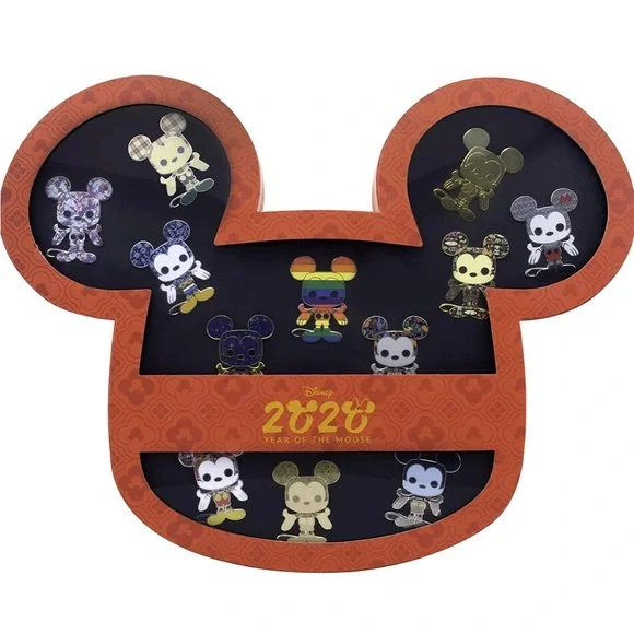 Funko x Loungefly Disney ptrading pins. New. Mickey shaped box Limited edition
